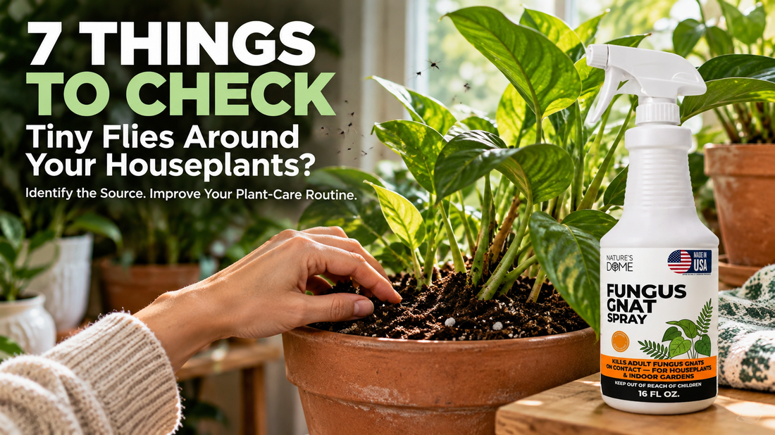 Tiny Flies Around Your Houseplants? 7 Things to Check Before You Treat Them