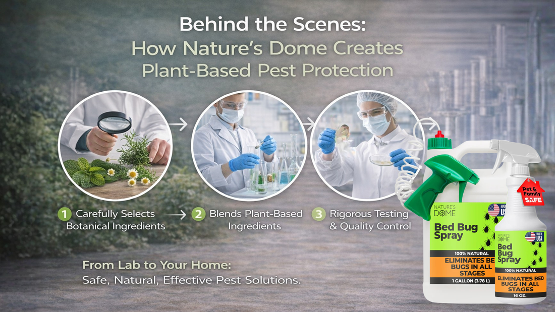 Behind the Scenes: How Nature’s Dome Creates Plant-Based Pest Protection