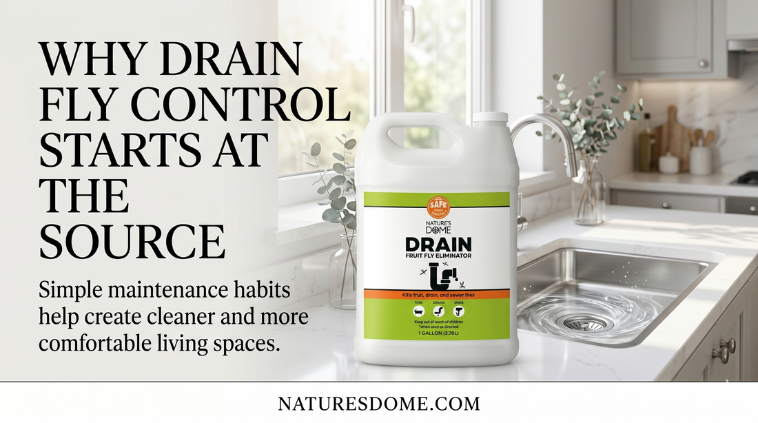 Managing Drain Flies Through Source-Focused Prevention