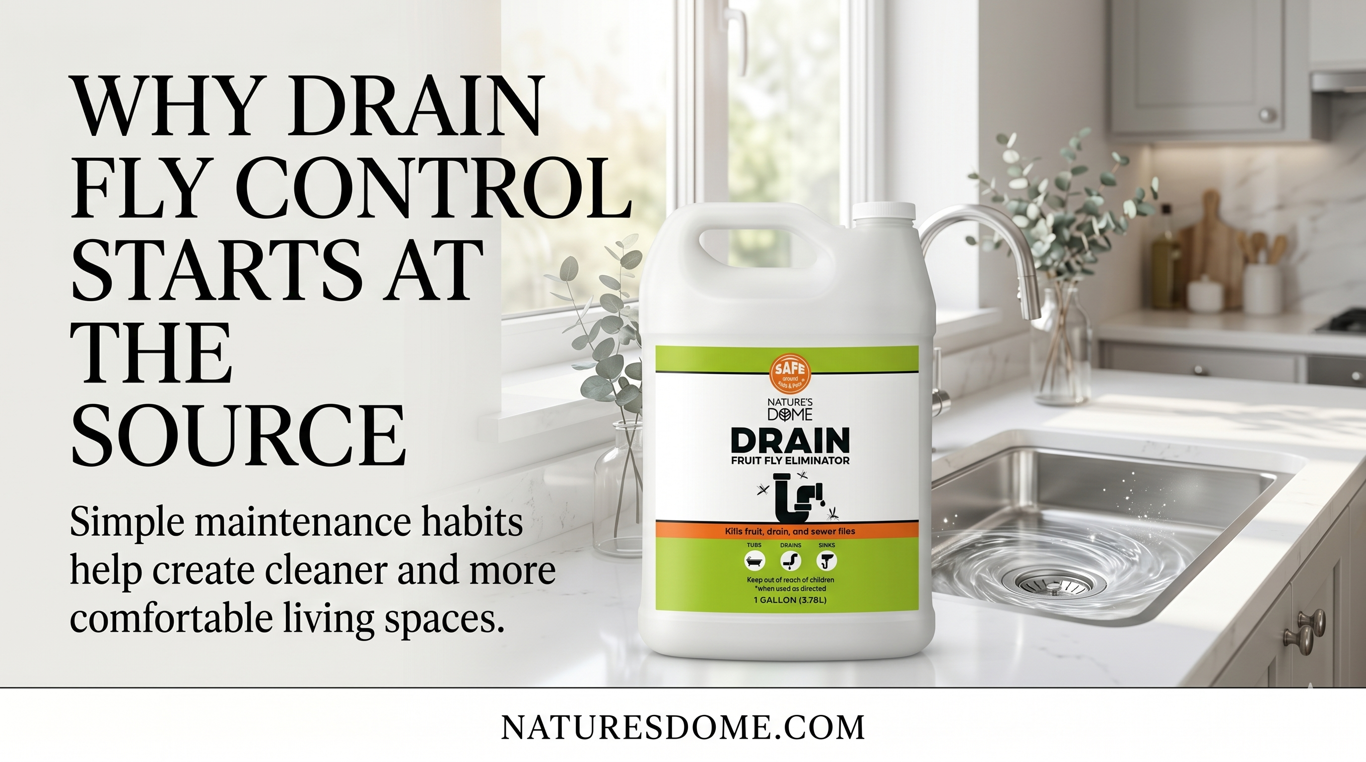 Managing Drain Flies Through Source-Focused Prevention