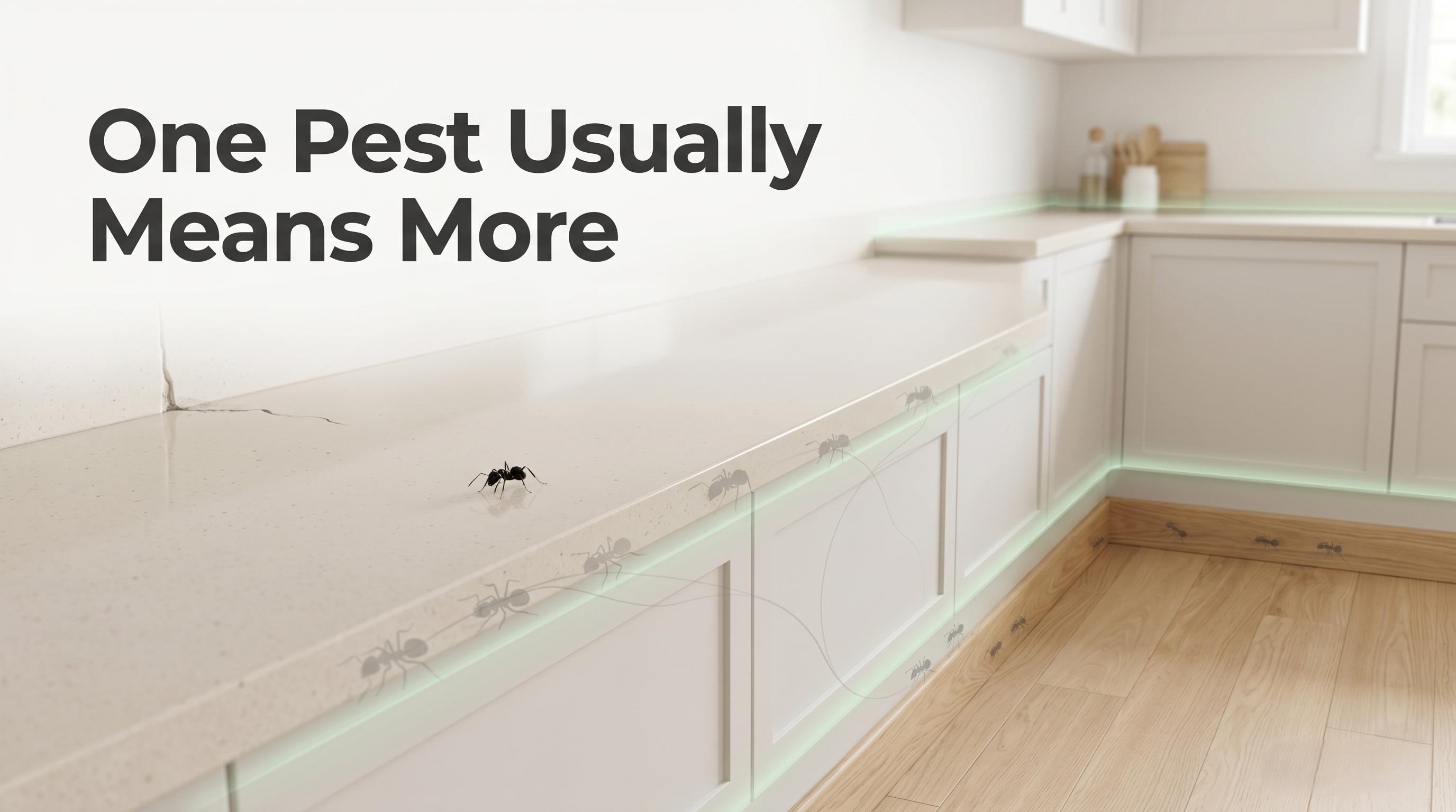 Why Seeing One Pest Usually Means There Are More