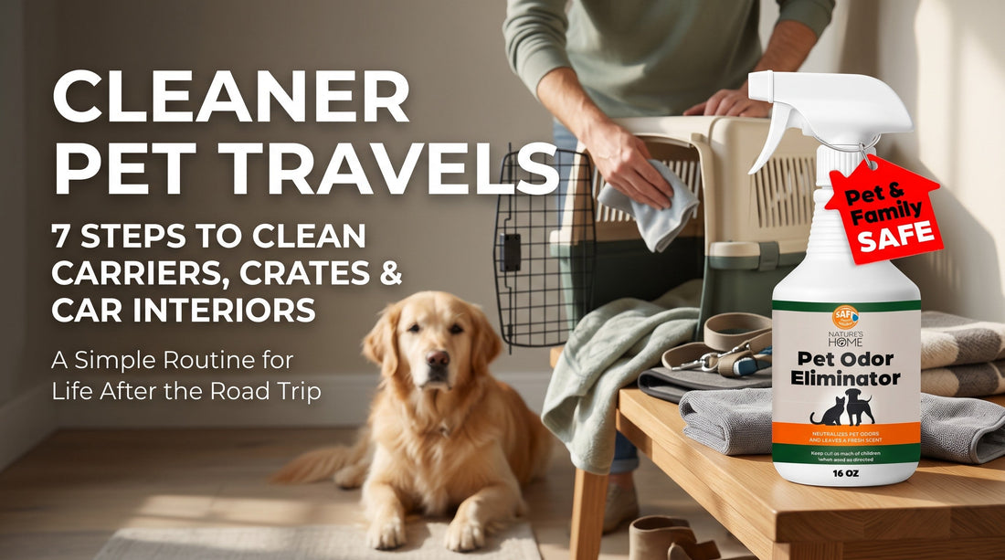 How to Keep Pet Carriers, Crates, and Car Interiors Clean: 7 Simple Steps