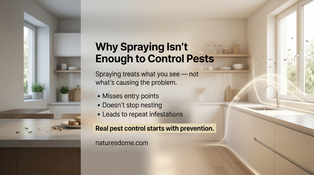 Why Spraying Isn’t Enough to Control Pests