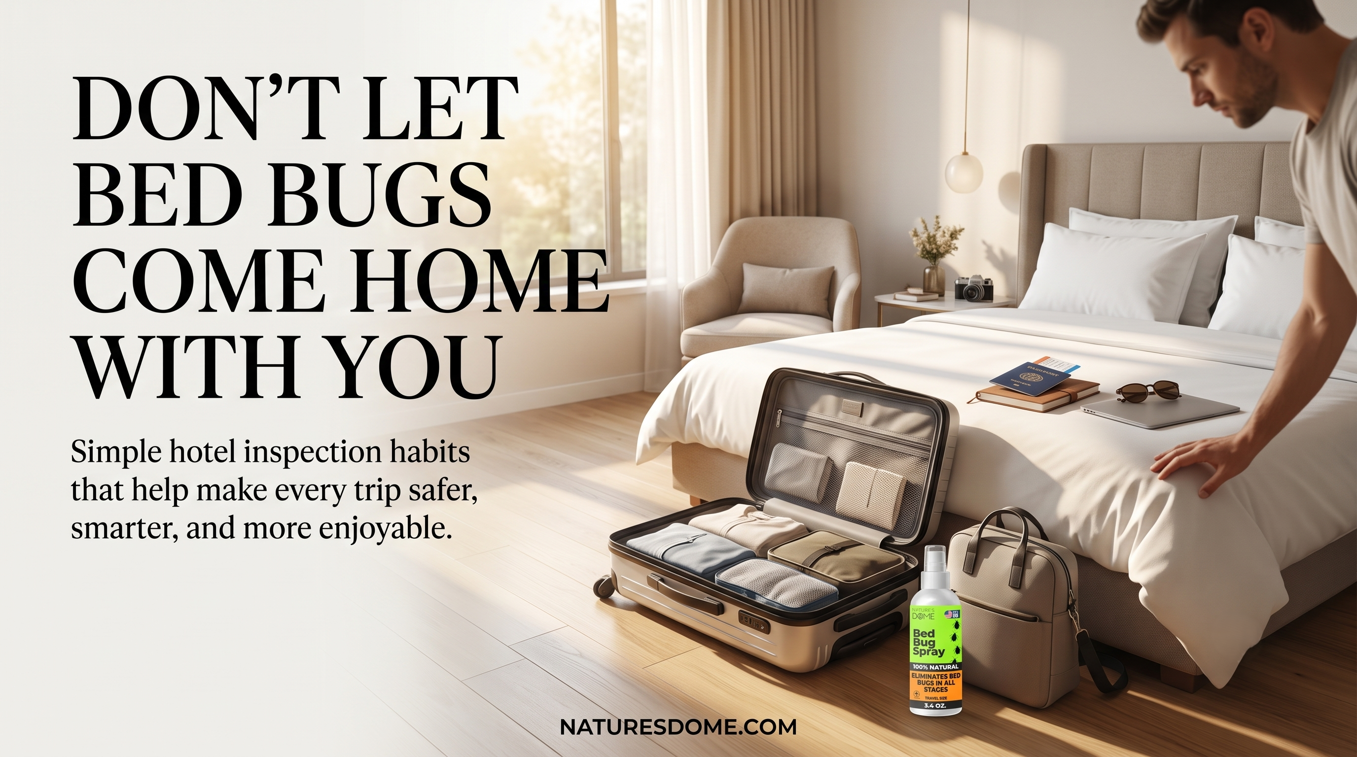 Travel Smarter: Simple Habits That Help Reduce The Risk Of Bringing Bed Bugs Home