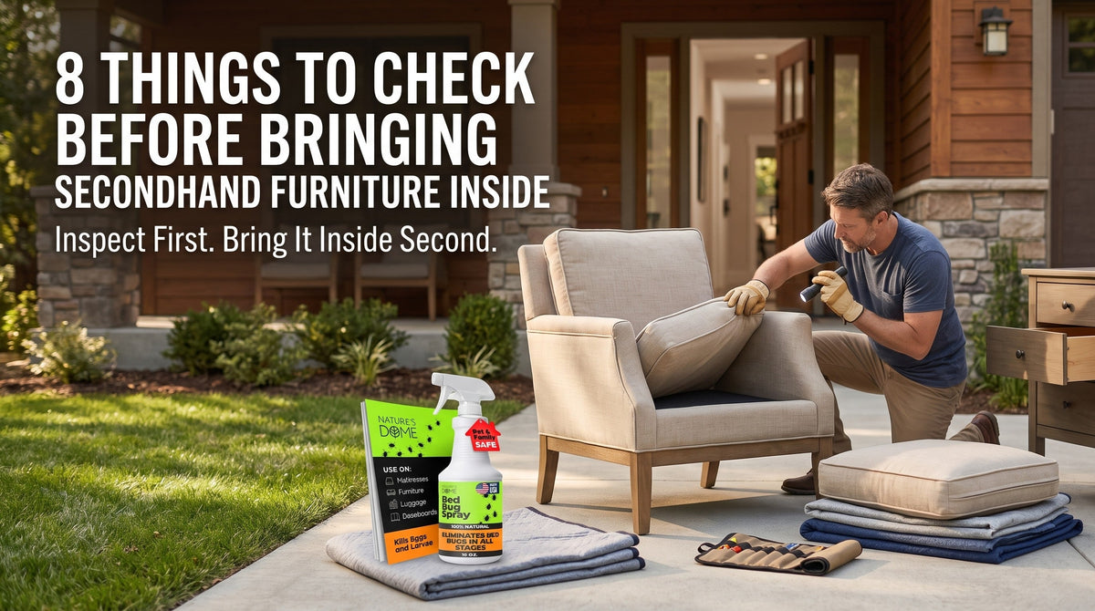 Secondhand Furniture Pest Check: 8 Things to Inspect Before Bringing Used Furniture Into Your Home