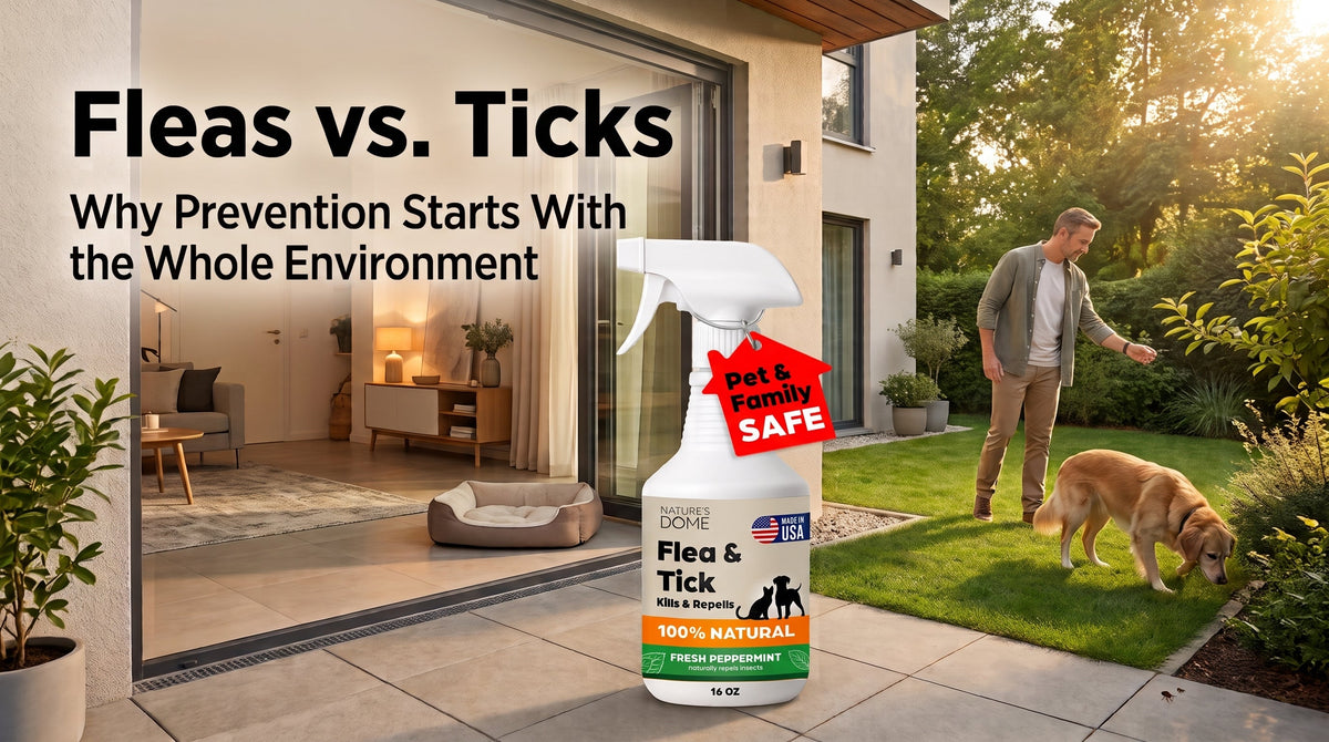Fleas vs. Ticks: What's the Difference and Why Your Yard Can Have Both