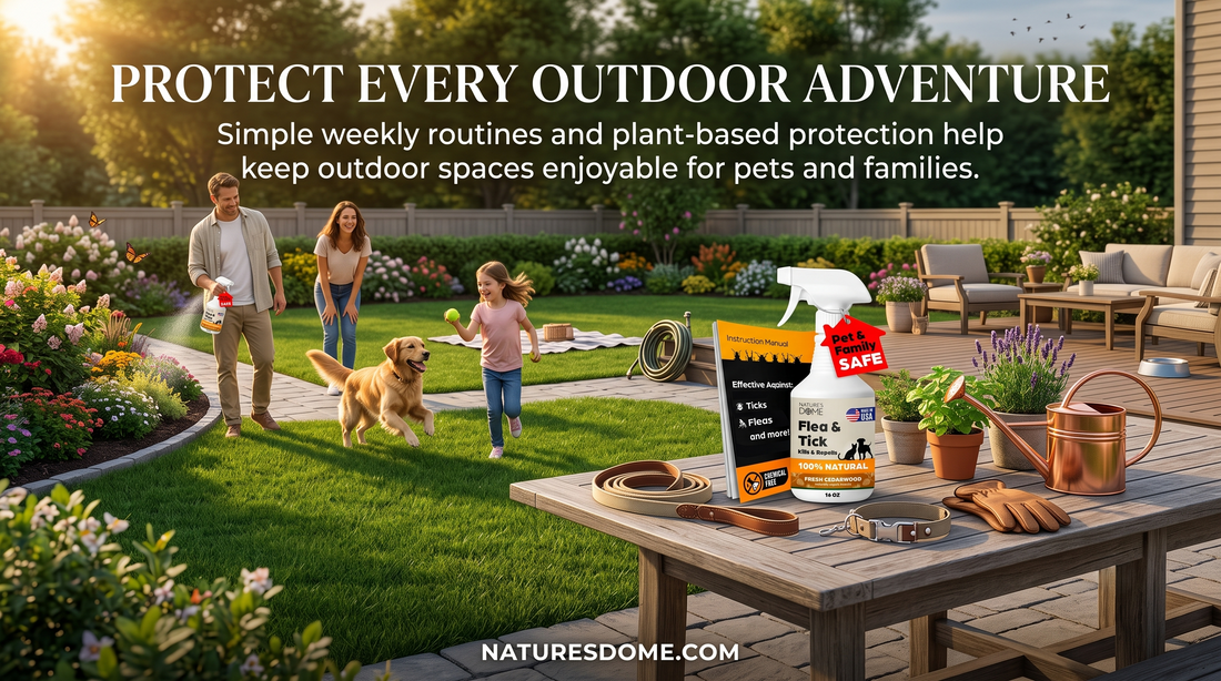 How to Help Protect Your Home and Pets from Fleas and Ticks Naturally