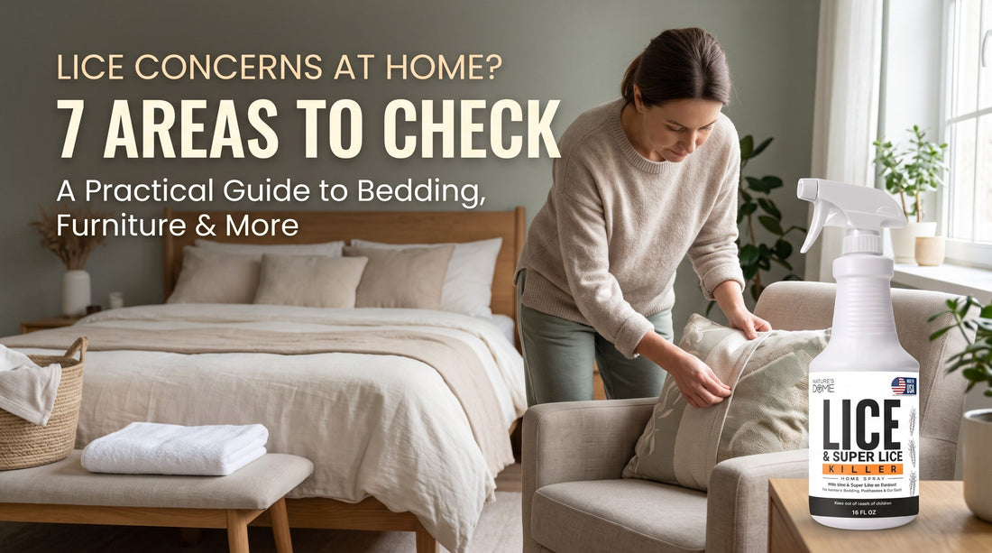 Lice on Household Surfaces: 7 Areas to Check Around Your Home