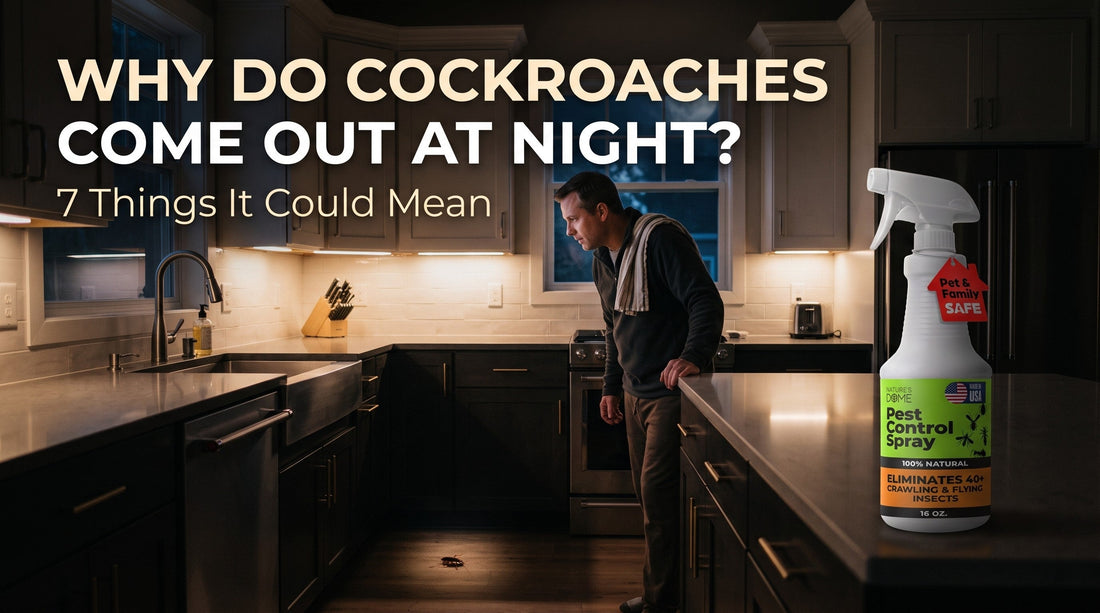 Why Are Cockroaches More Active at Night? 7 Things It Could Mean