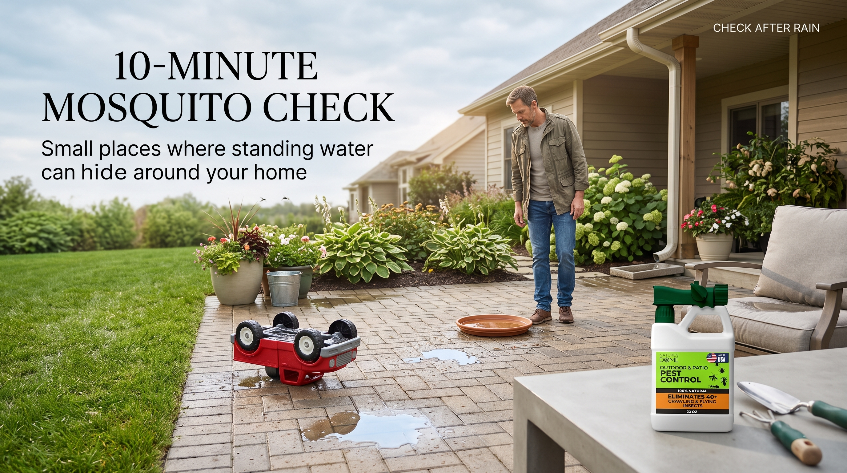 The 10-Minute Mosquito Check: 9 Places Around Your Home That Can Hold Standing Water