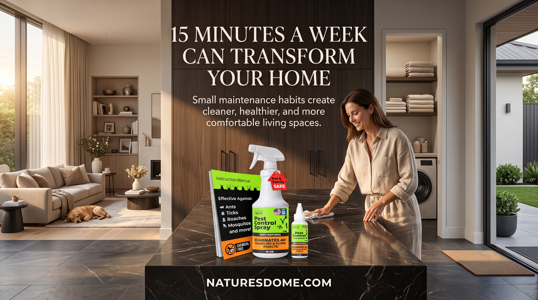 The 15-Minute Weekly Home Maintenance Routine Every Homeowner Should Have