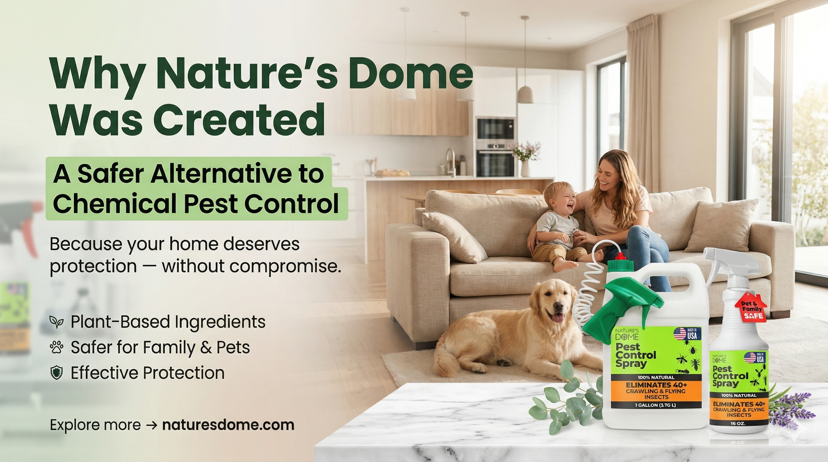 Why Nature’s Dome Was Created: A Safer Alternative to Chemical Pest Control