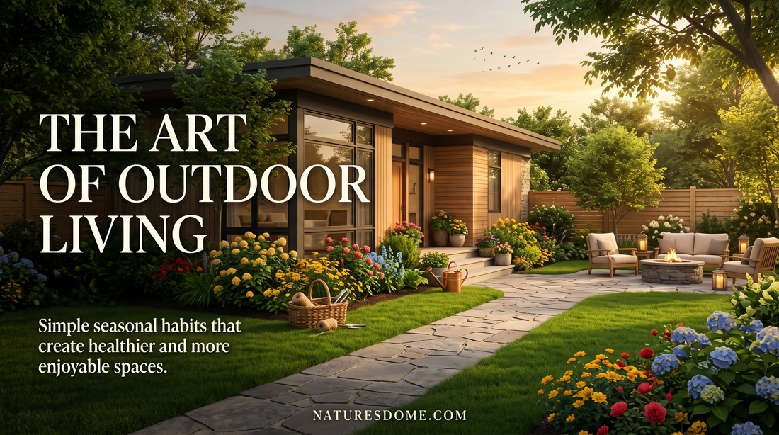 Simple Outdoor Habits That Support Healthier Living Spaces