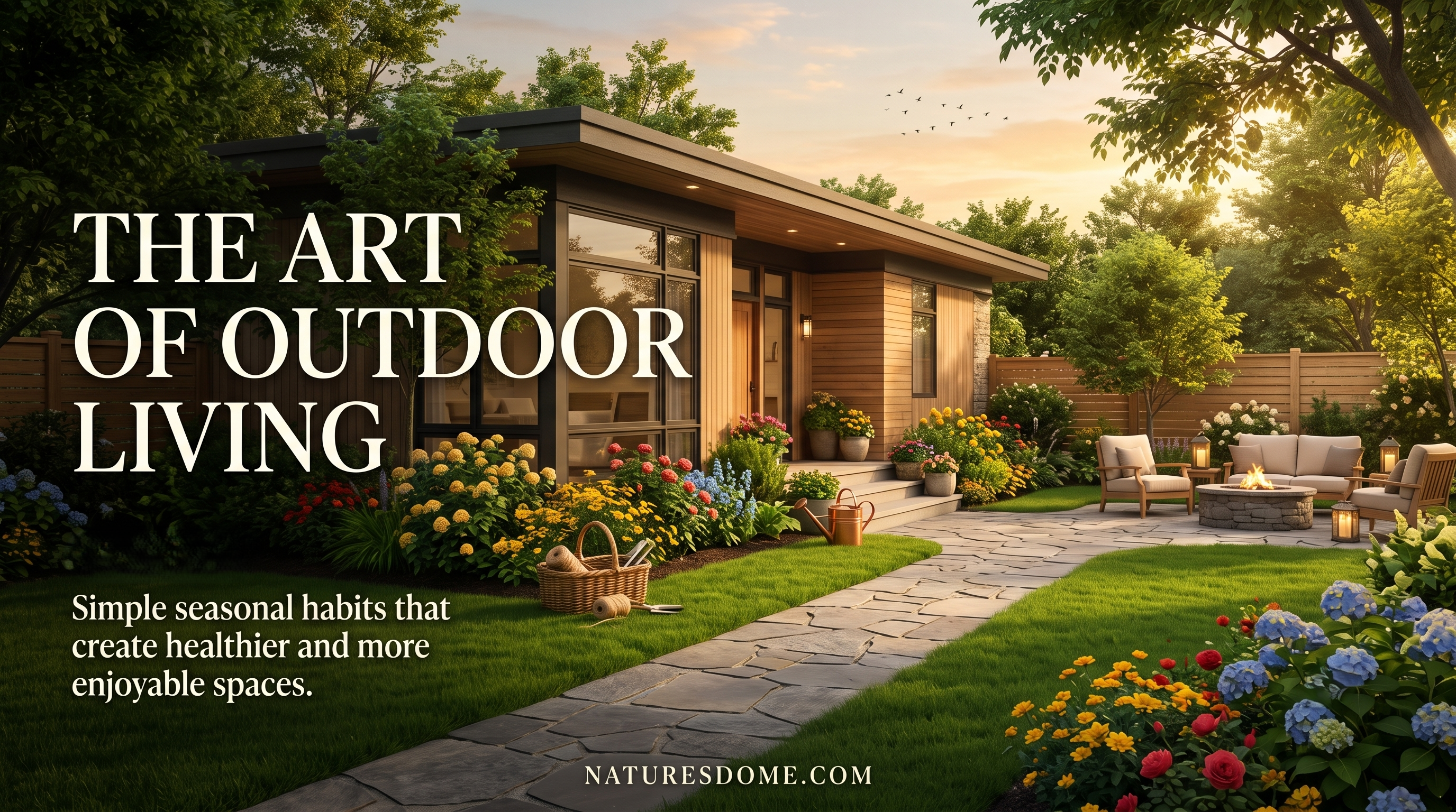 Simple Outdoor Habits That Support Healthier Living Spaces