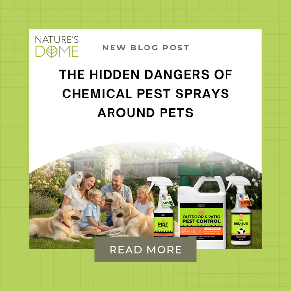 The Hidden Dangers of Chemical Pest Sprays Around Pets
