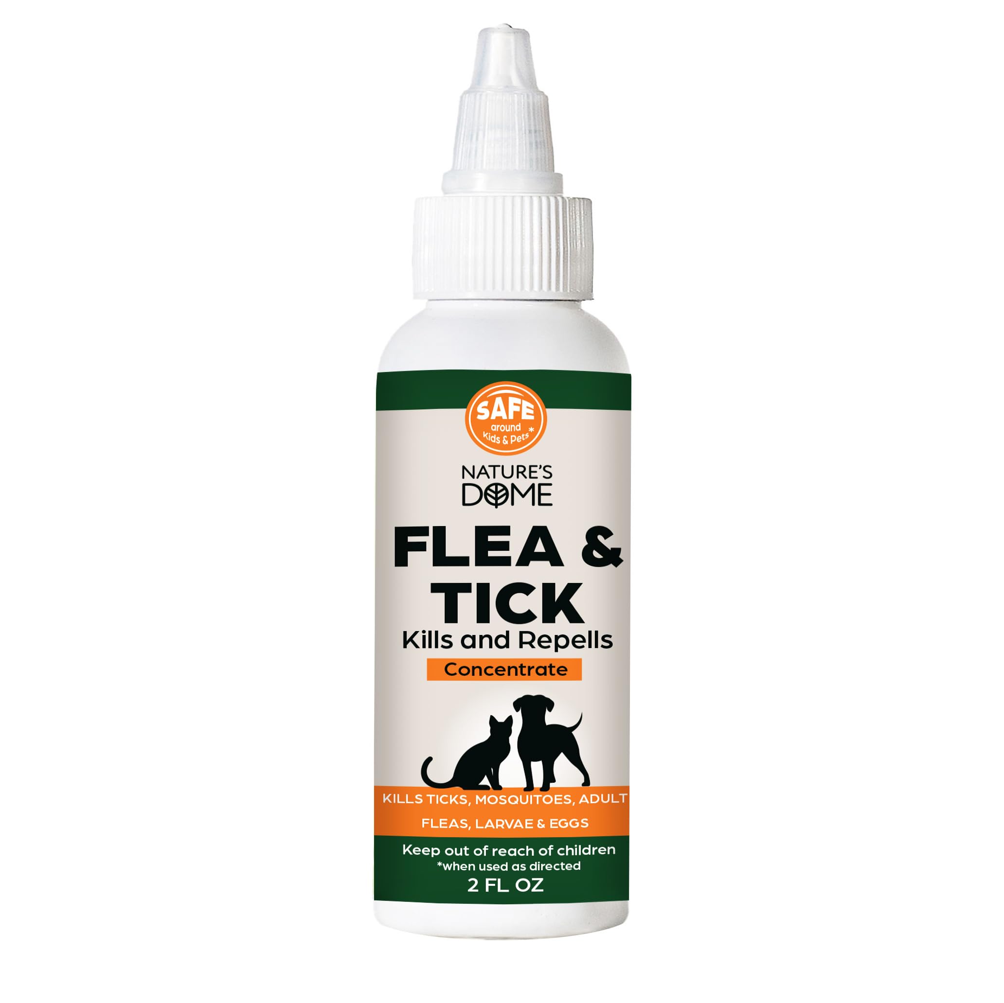 Nature's Dome Flea & Tick Control Concentrate 2 oz – Makes 1 Gallon