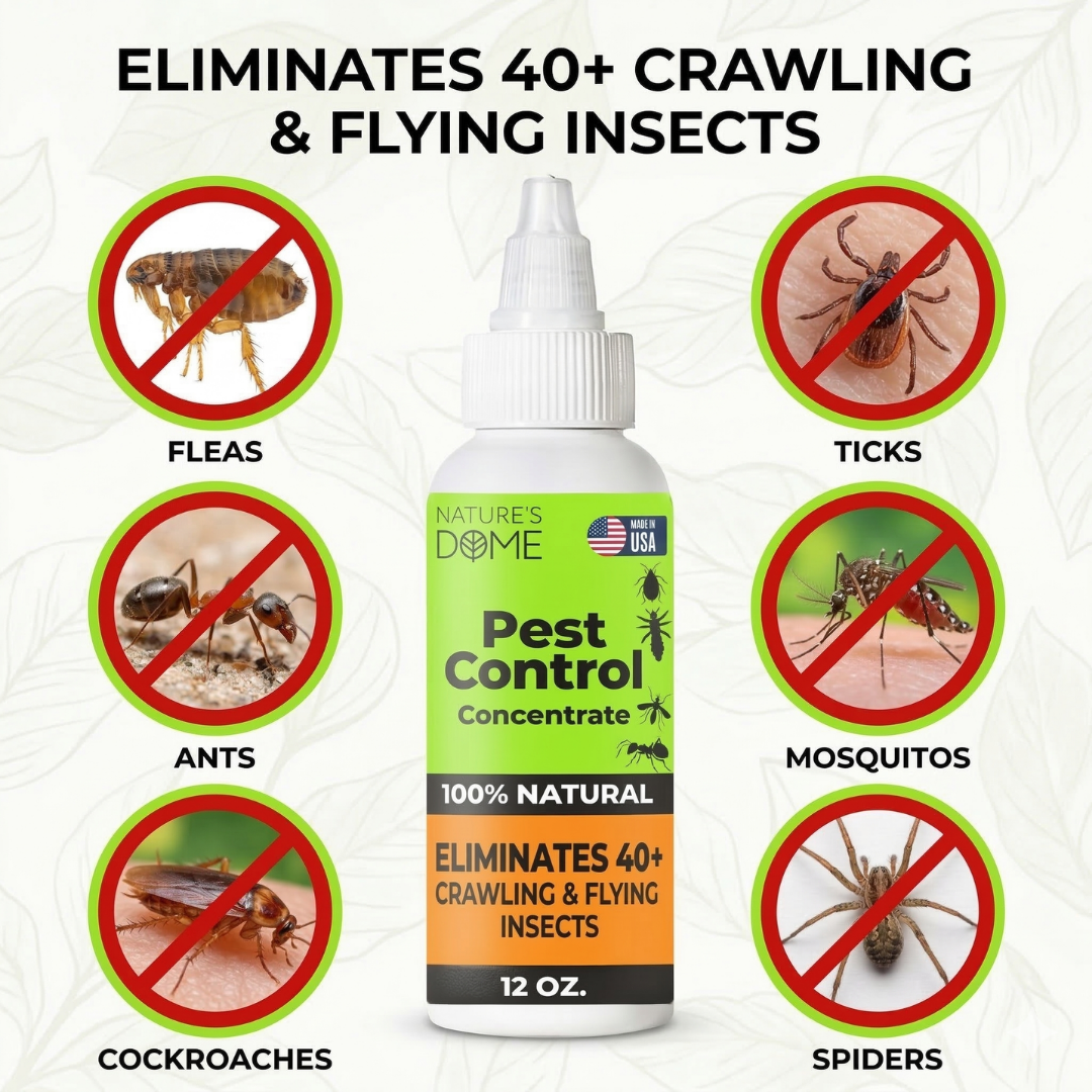 Nature'd Dome Pest Control Concentrate – 12 oz (Makes 1 Gallon)