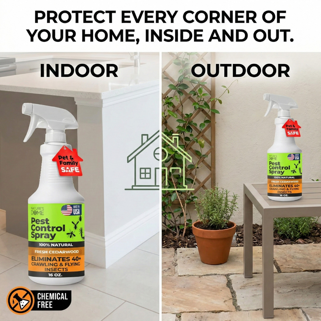 Nature’s Dome Pest Control Spray Cedarwood – 16 oz