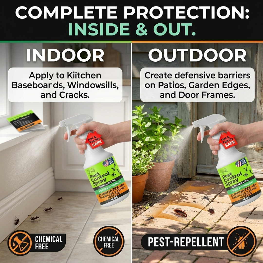 Nature’s Dome Pest Control Spray Peppermint – 16 oz