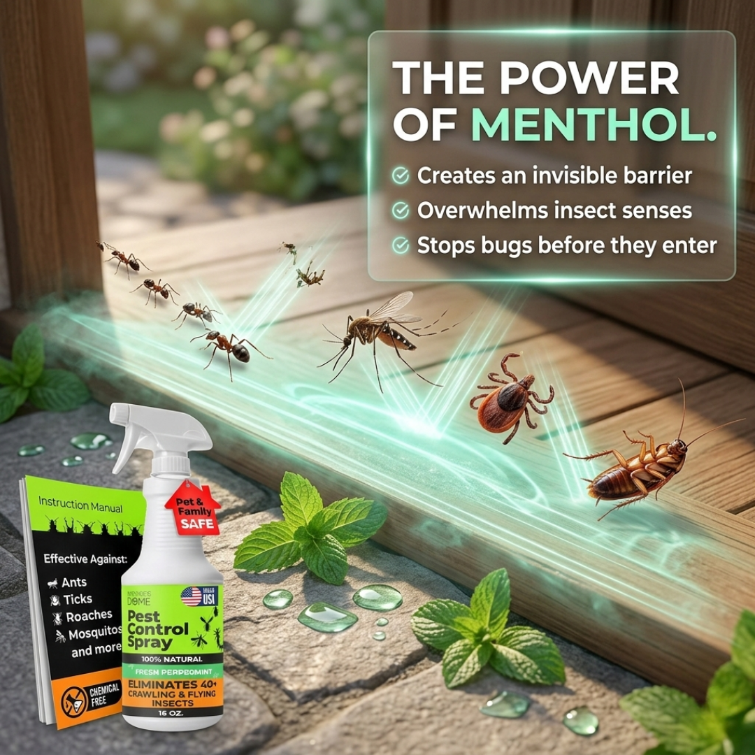 Nature’s Dome Pest Control Spray Peppermint – 16 oz