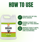 Nature’s Dome Drain Fly Killer Gel – 1 Gallon