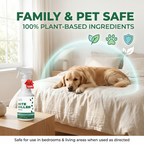 Nature's Dome Mite Spray 16 oz – Plant Based Treatment for Dust, Spider, Carpet, Bird, Rat Mites – Safe for Families, Pet, Home, Bedding & Furniture When Used As Directed