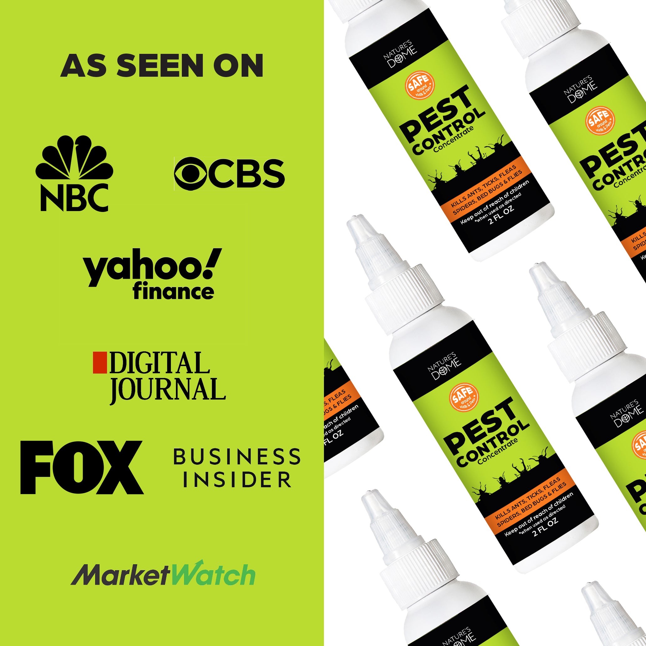 Nature’s Dome DIY Pest Spray Kit (Just Add Water) – 16 oz