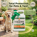 Nature’s Dome Outdoor Flea & Tick Spray – 1 Gallon Peppermint