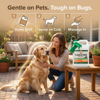 Nature’s Dome Outdoor Flea & Tick Spray – 1 Gallon Peppermint