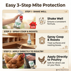 Nature's Dome Poultry Spray - 16 oz - Natural Plant Based Oils for Control - Family Safe with No Egg Withdrawl