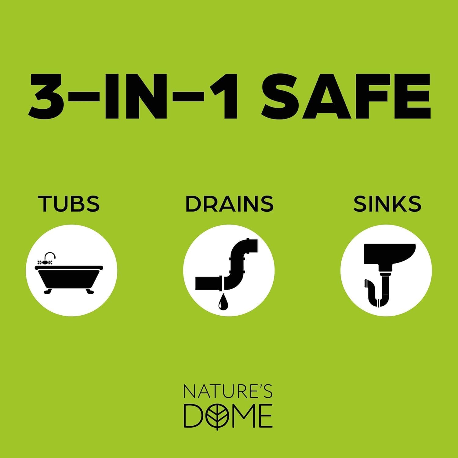 Nature’s Dome Drain Fly Killer Gel – 1 Gallon