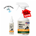Nature’s Dome DIY Flea & Tick Spray Kit (Just Add Water) – 16 oz