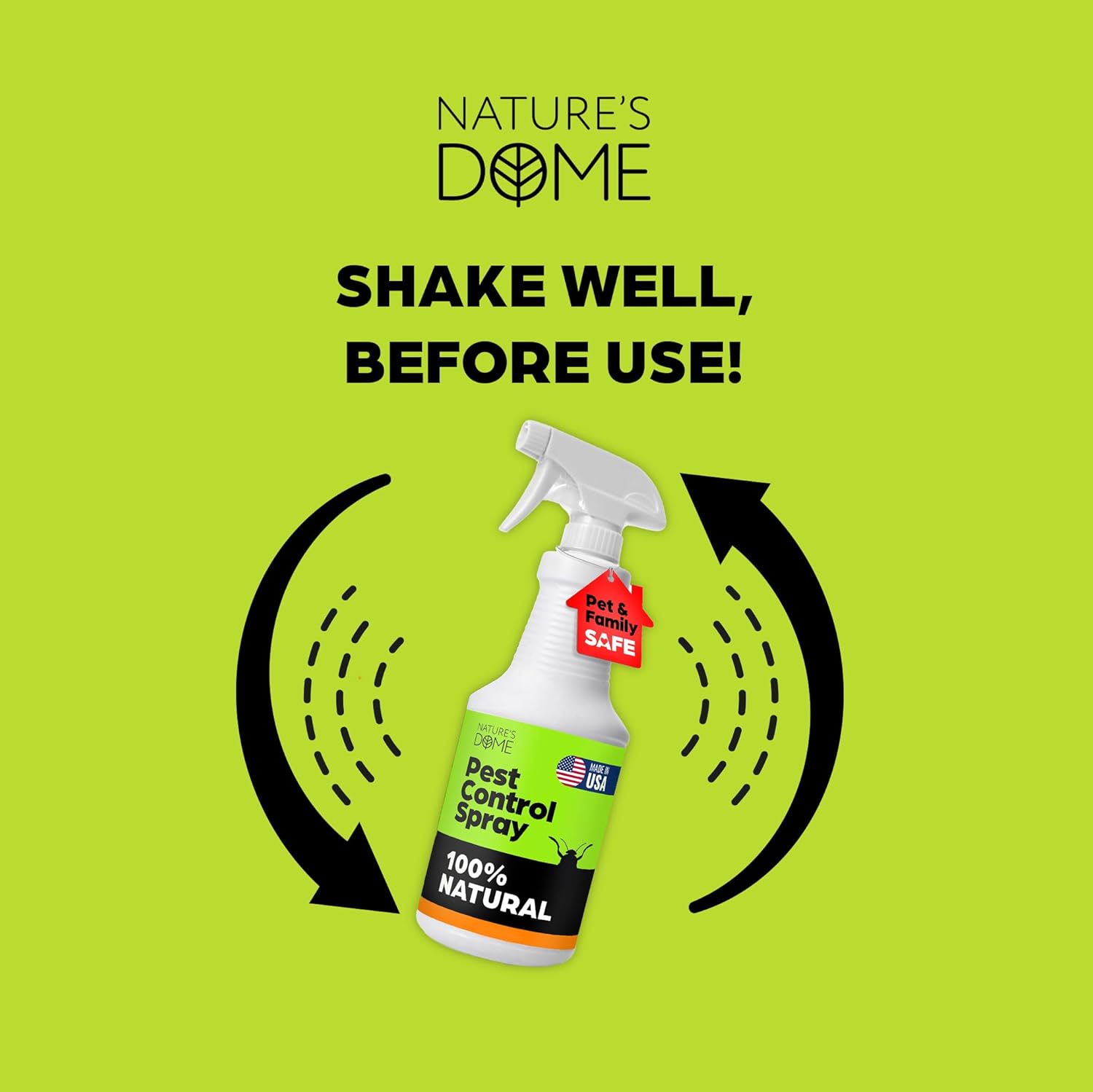 Nature’s Dome Eco-Friendly Pest Control Spray – 16 oz