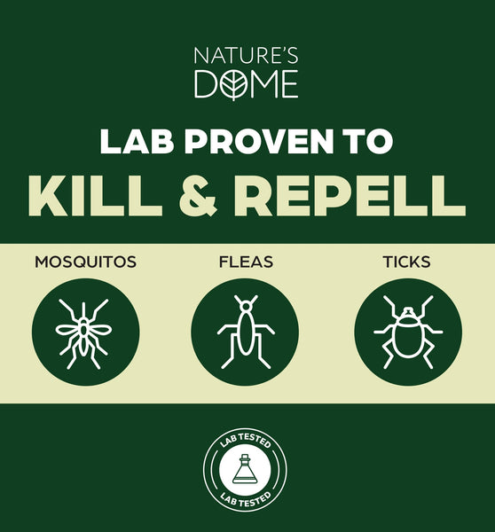 Nature’s Dome DIY Flea & Tick Spray Kit (Just Add Water) – 16 oz