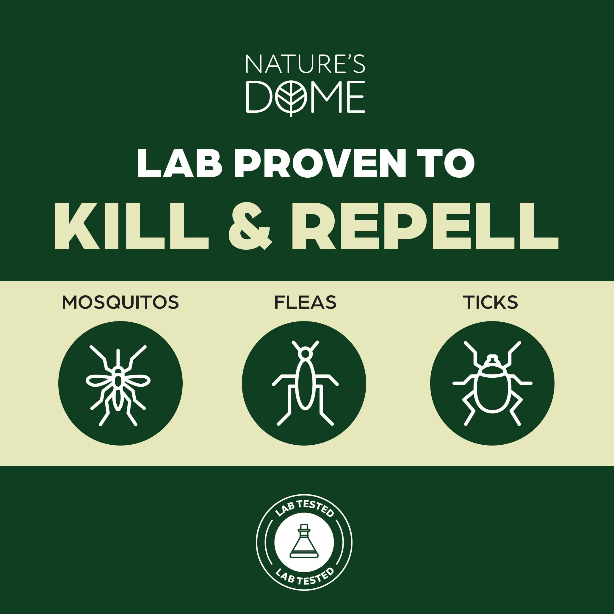 Nature’s Dome Flea & Tick Spray Cedarwood – 16 oz