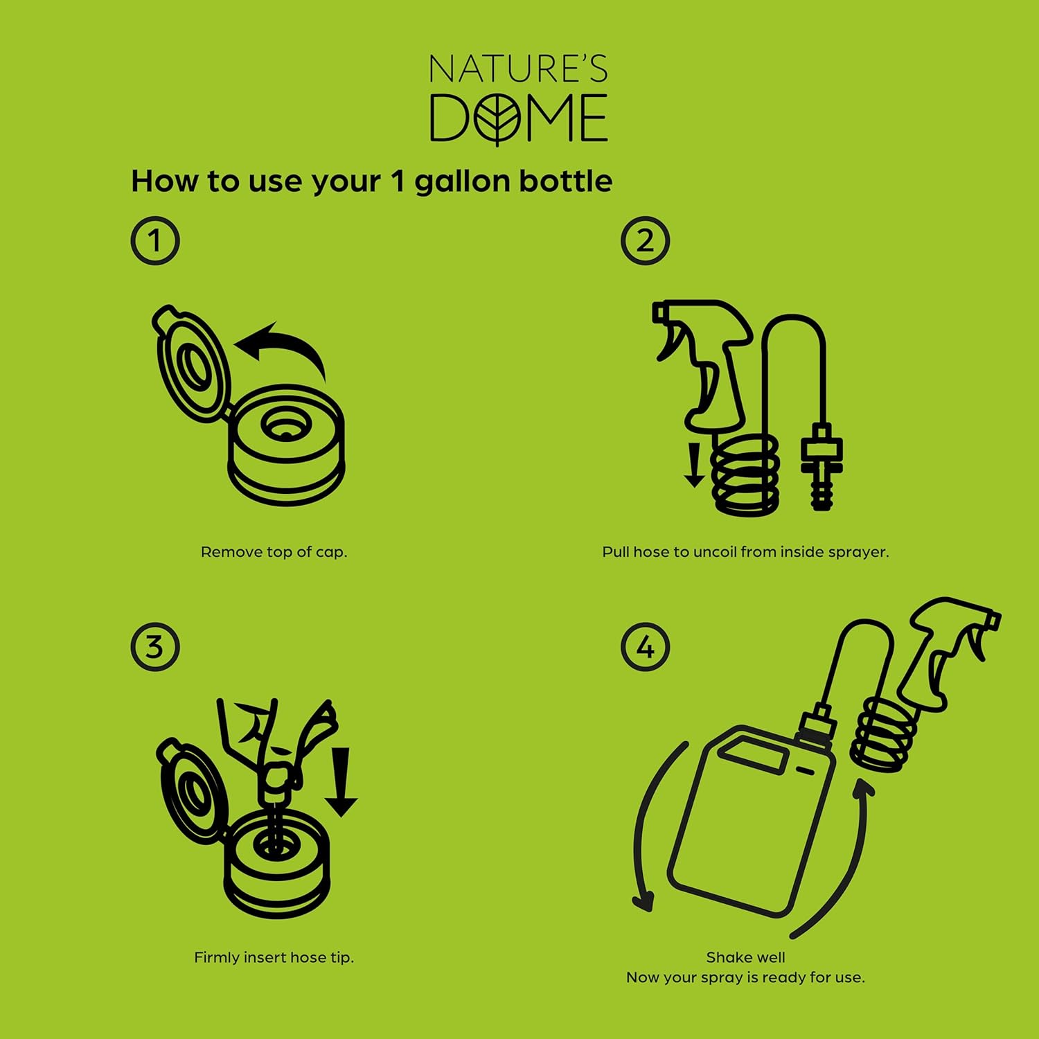 Nature’s Dome Natural Pest Spray – 1 Gallon