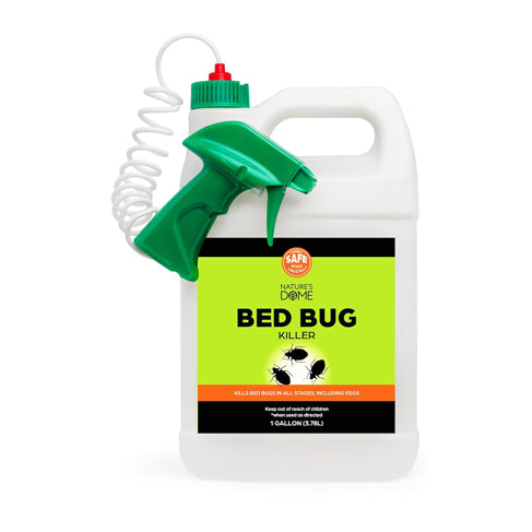 Nature's Dome 1 Gallon Spray, Bed Bug & Mite Killer - Provides Lasting Defense, Destroys Eggs & Resistant Strains, 100% Natural, Safe & Non-Toxic