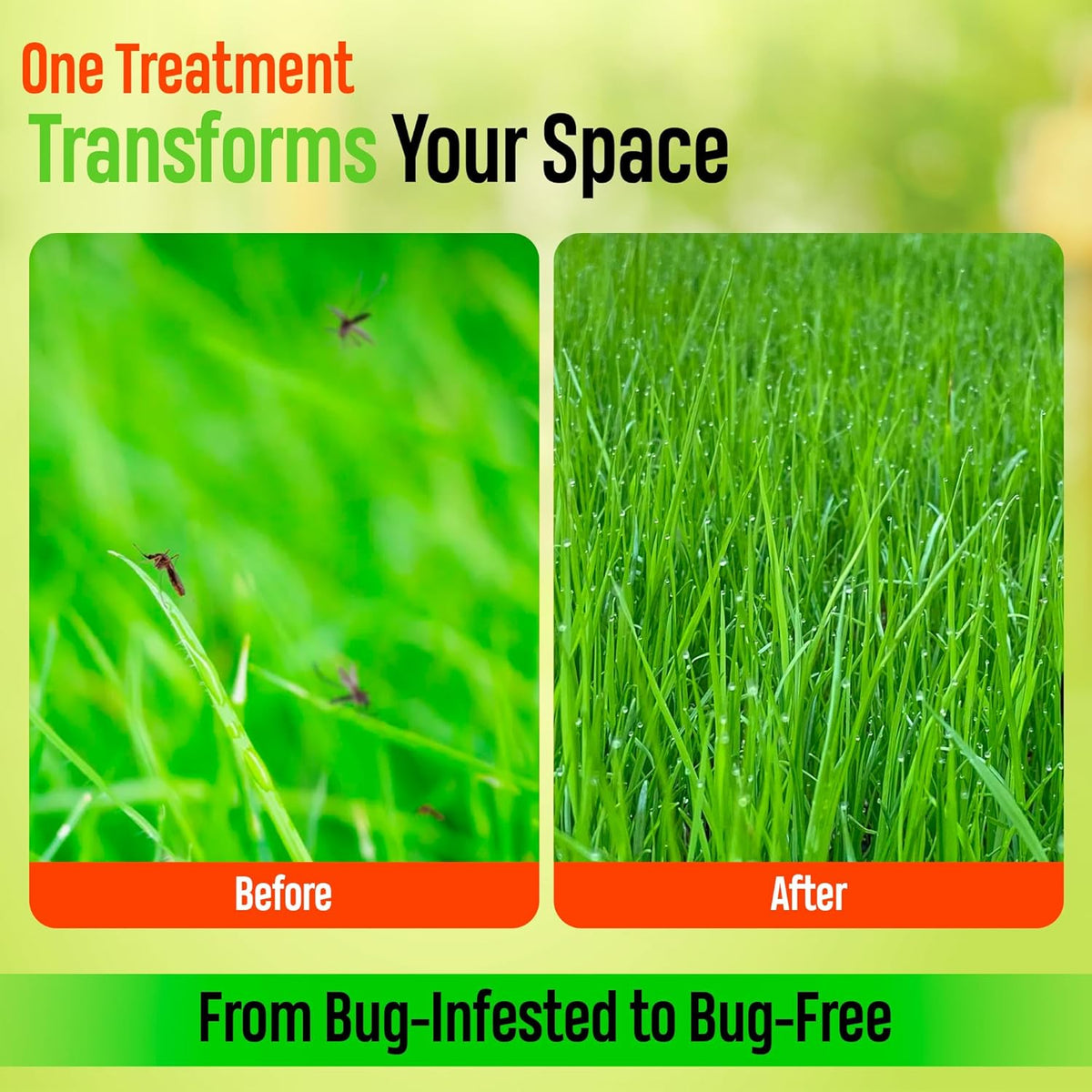 Nature’s Dome Outdoor Bug Spray – Flea, Tick & Mosquito Yard Treatment – Plant-Based Insect Killer & Repellent with Essential Oils – Safe for Pets, Kids & Plants – 32 oz Ready-to-Use