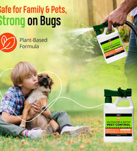 Nature’s Dome Outdoor Bug Spray – Flea, Tick & Mosquito Yard Treatment – Plant-Based Insect Killer & Repellent with Essential Oils – Safe for Pets, Kids & Plants – 32 oz Ready-to-Use