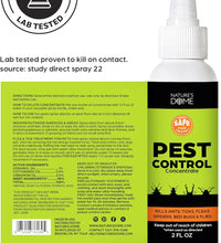 Nature's Dome Pest Control Starter Kit – Makes 3 Bottles (16 oz Each) – Eco-Friendly, Plant-Based Formula for Ant, Roach, Spider, Fly, Flea & Insect Control – Child & Pet Safe for Indoor/Outdoor Use