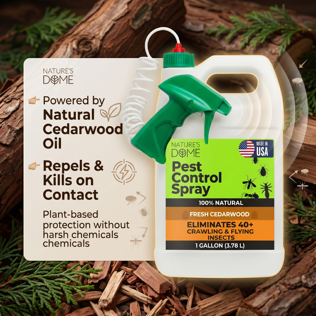 Nature’s Dome Natural Pest Spray – 1 Gallon Cedarwood