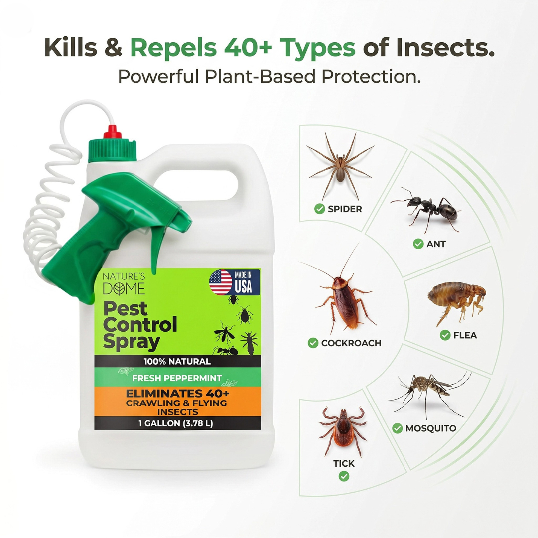 Nature’s Dome Natural Pest Spray – 1 Gallon Peppermint