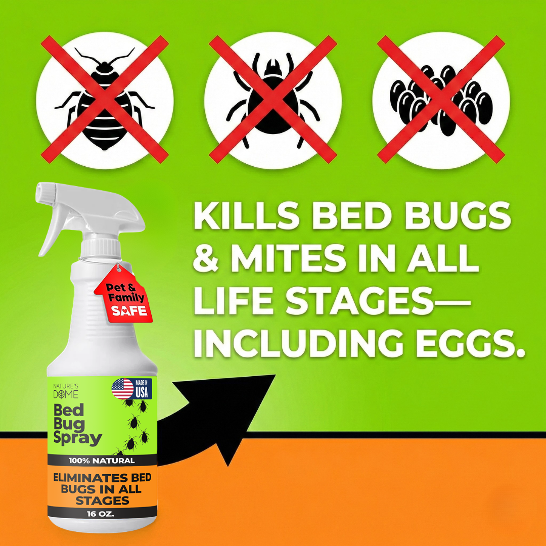 Nature’s Dome Bed Bug Spray – 16 oz