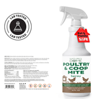 Nature's Dome Poultry Spray - 16 oz - Natural Plant Based Oils for Control - Family Safe with No Egg Withdrawl