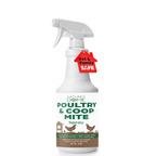 Nature's Dome Poultry Spray - 16 oz - Natural Plant Based Oils for Control - Family Safe with No Egg Withdrawl