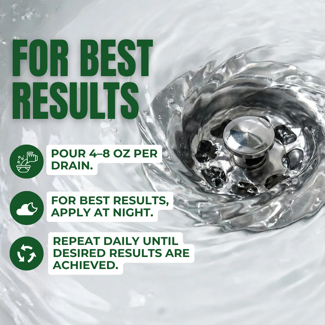 Nature’s Dome Drain Fly Killer Gel – 32 oz