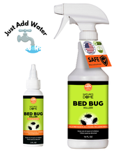 Nature's Dome DIY Bed Bug Spray just add water, Provides Lasting Defense,16 oz bottle with 2 oz concentrate Bed Bug Killer & Mite Killer Spray with 100% Kill Efficacy, Destroys Eggs & Resistant Strains, Derived from Natural Ingredients, Non-Toxic