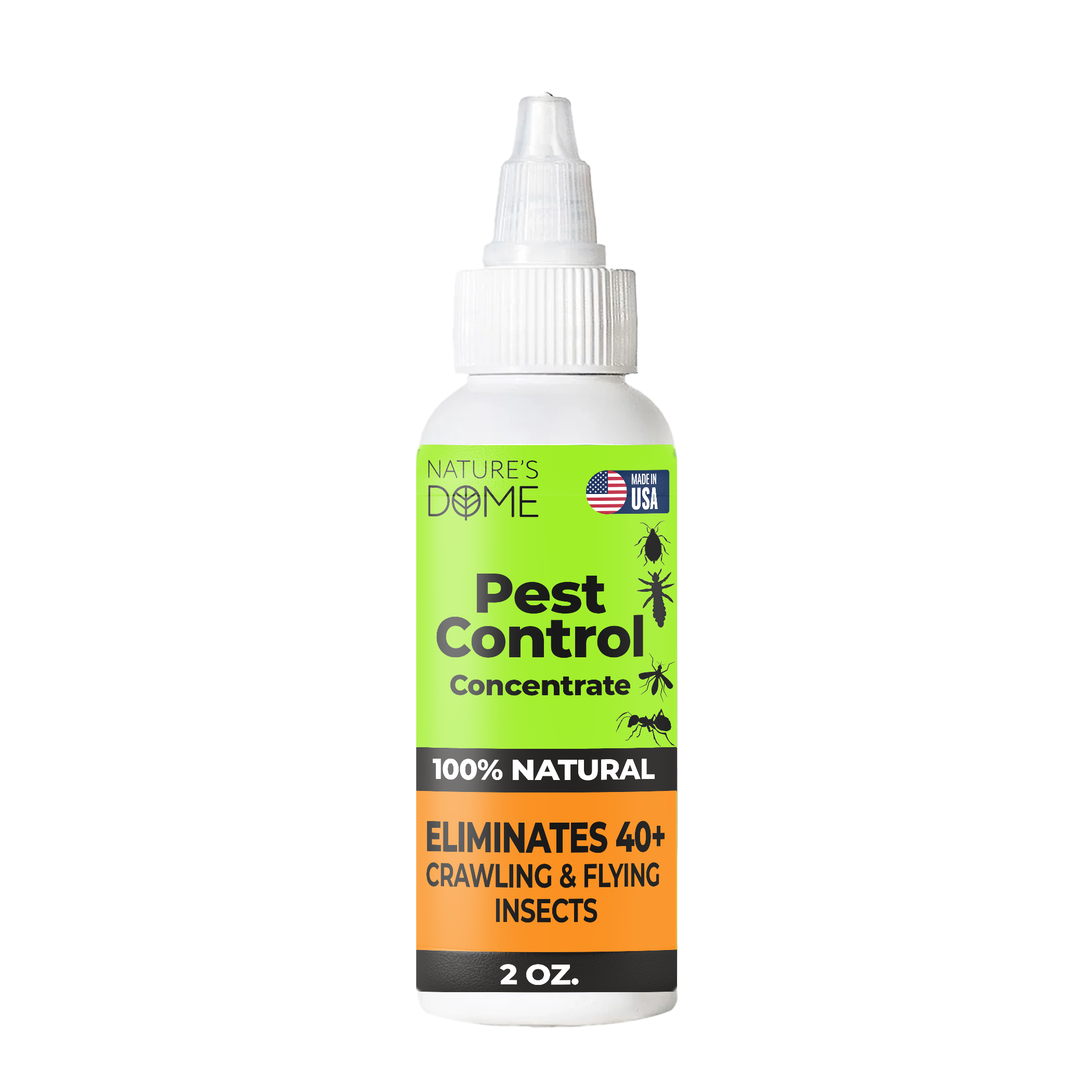 Nature’s Dome Indoor Bug Spray Concentrate – Pet & Kid Safe – 2 oz