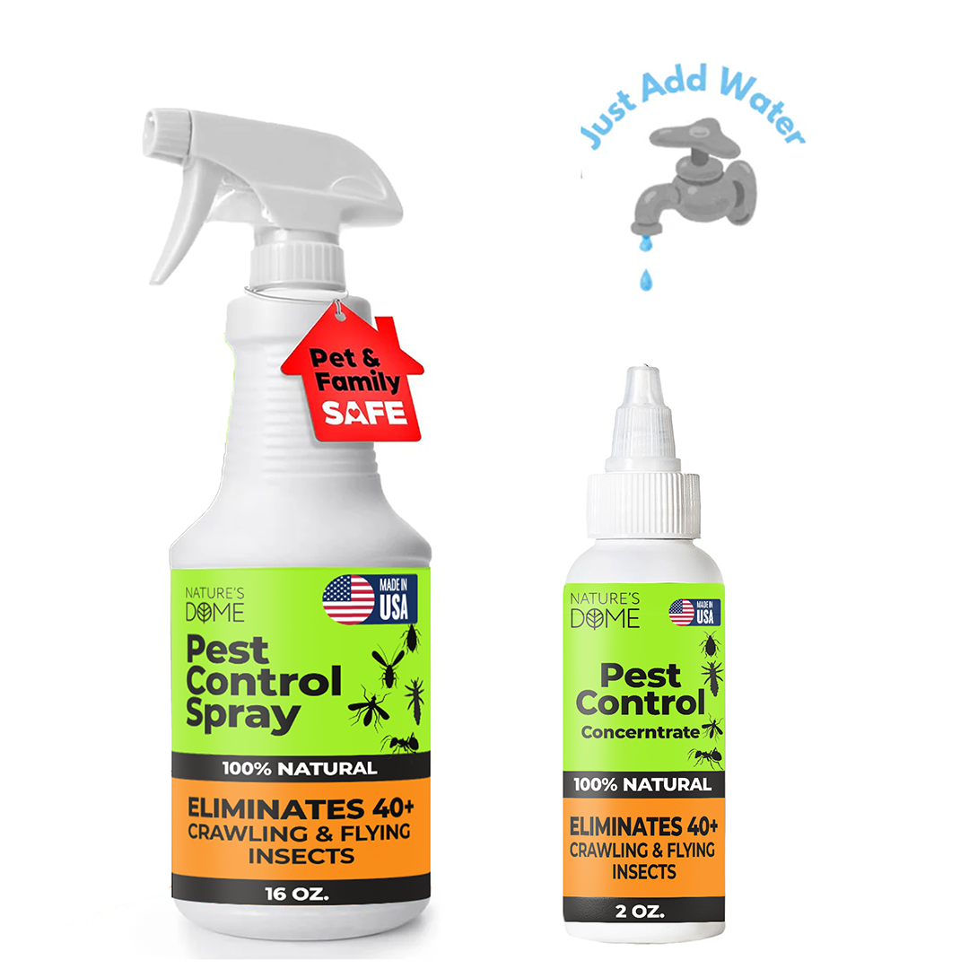Nature’s Dome DIY Pest Spray Kit (Just Add Water) – 16 oz
