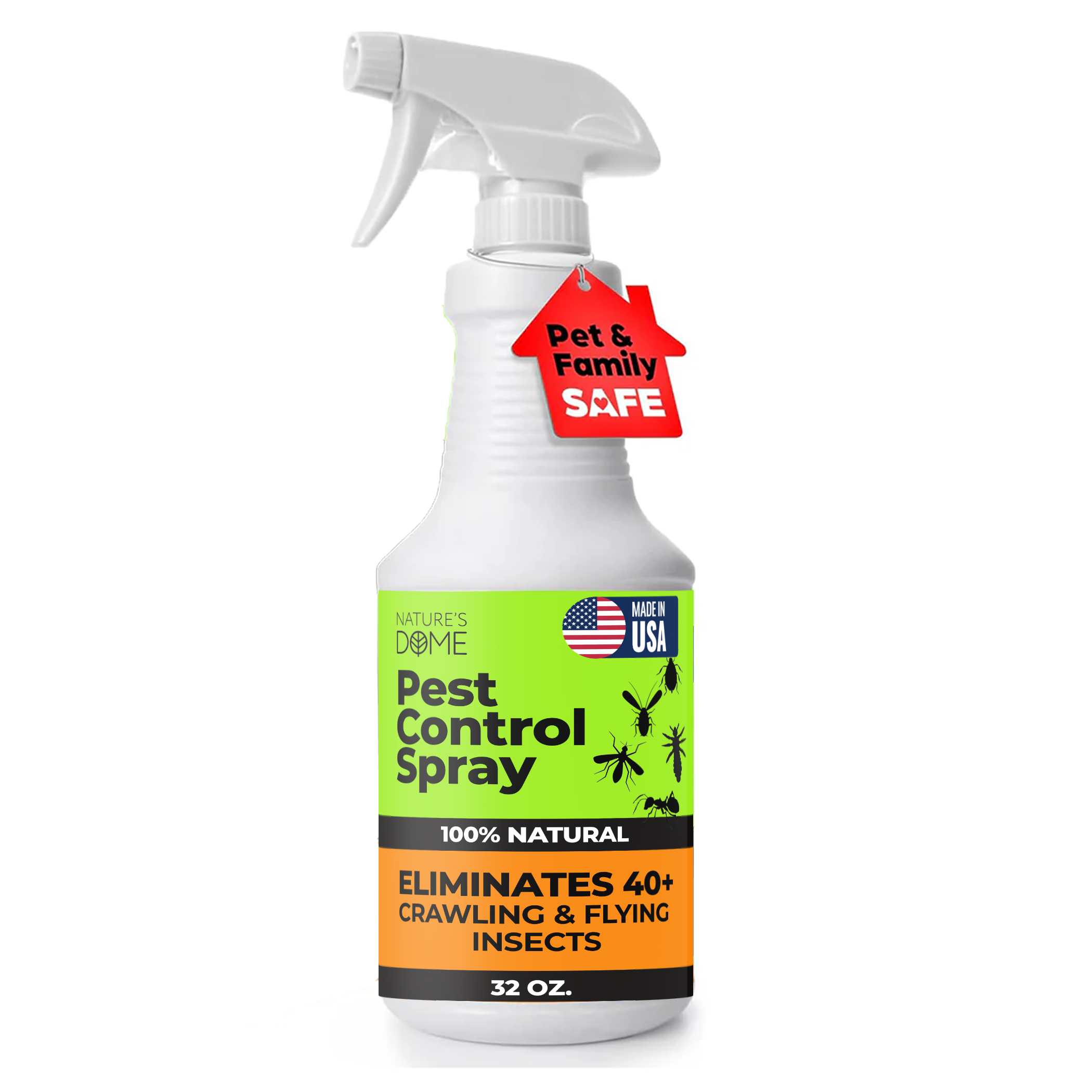 Nature’s Dome Eco-Friendly Pest Control Spray – 32 oz